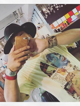 「Undercoverism（アンダーカバイズム）のアイテム（帽子）」を使った、ryosaiさん（メンズ・176cm）の夏コーディネート