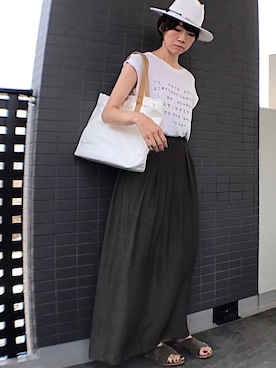 aya_muto610さん（レディース・164cm）の夏コーディネート