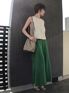 「MuseR（ミュザー）のアイテム」を使った、aya_muto610さん（レディース・164cm）の夏コーディネート