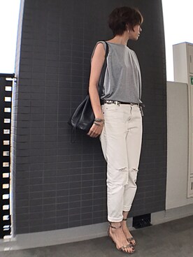 aya_muto610さん（レディース・164cm）の夏コーディネート