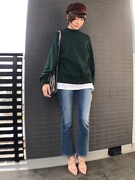 「Citizens of humanity（シチズンズオブヒューマニティー）のアイテム」を使った、aya_muto610さん（レディース・164cm）の秋コーディネート