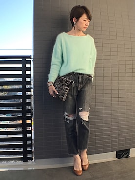 aya_muto610さん（レディース・164cm）の冬コーディネート