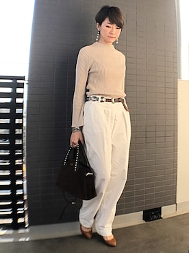 aya_muto610さん（レディース・164cm）の冬コーディネート