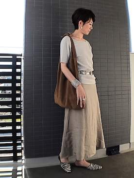 aya_muto610さん（レディース・164cm）の夏コーディネート