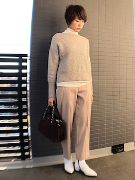 aya_muto610さん（レディース・164cm）の冬コーディネート