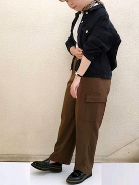 「Te chichi（テチチ）のアイテム（デニムジャケット）」を使った、ちぴろさん（レディース・153cm）の秋コーディネート