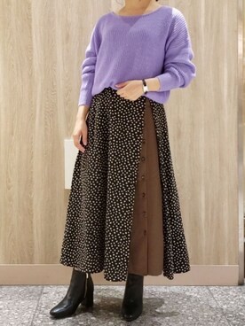 ちぴろさん（レディース・153cm）の秋コーディネート