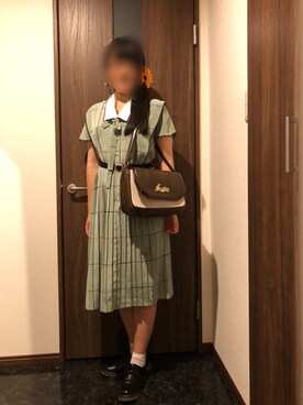 「axes femme（アクシーズファム）のアイテム（ショルダーバッグ）」を使った、shinoさん（レディース・162cm）の夏コーディネート