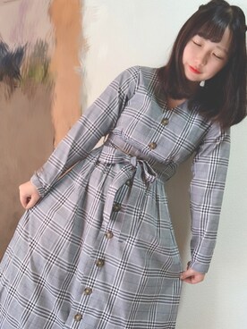 チェックのワンピース の人気ファッションコーディネート Wear