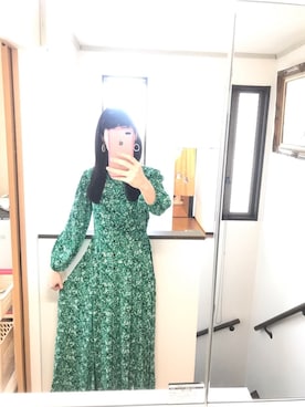 「フープイヤリング」｜さわさん（レディース・170cm）の夏コーディネート