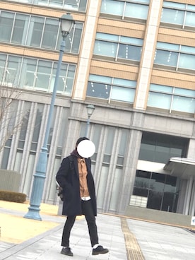 「GU（ジーユー）の（GU）スキニーフィットジーンズ（MEN ⁄ ジーンズ）」を使った、たくやさん（メンズ・170cm）の冬コーディネート