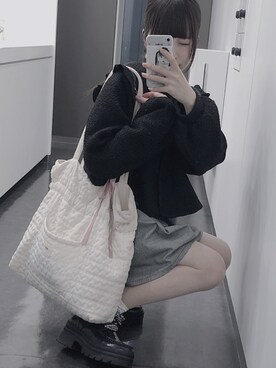 「BUBBLES（バブルス）のアイテム（ワンピース/ドレス）」を使った、えび定食さん（レディース・157cm）の秋コーディネート