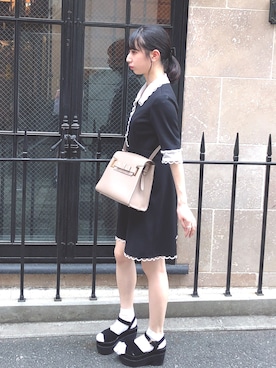 「HoneySalon by foppish（ハニーサロンバイフォピッシュ）のアイテム」を使った、えび定食さん（レディース・157cm）の夏コーディネート