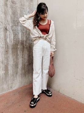 JEANASIS ペリエ千葉店STAFFさん(レディース・158cm)の夏コーディネート