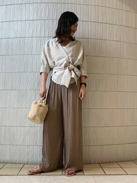 JEANASIS ペリエ千葉店STAFFさん（レディース・158cm）の夏コーディネート