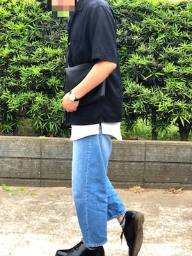 「ダニエルウェリントン」｜「アイテム（ブーツ）」を使った、しんたろさん（メンズ・171cm）の春コーディネート