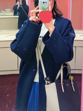 「Simplicite（サンプリシテ）のアイテム（その他アウター）」を使った、lapinさん（レディース・167cm）の春コーディネート