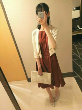 「Riz raffinee（リズラフィーネ）のアイテム」を使った、lapinさん（レディース・167cm）の秋コーディネート