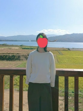 「passage mignon/flaneur（パサージュミニョンフラヌール）のアイテム（バッグ）」を使った、lapinさん（レディース・167cm）の冬コーディネート