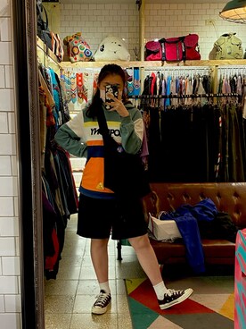 「PONY（ポニー）のアイテム」を使った、chienさん（レディース・167cm）の冬コーディネート