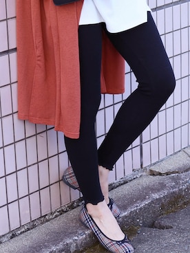 「reca（レカ）のアイテム（レッグウェア）」を使った、recastaffさん（レディース・167cm）の夏コーディネート