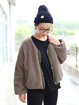 「reca（レカ）のアイテム（ブルゾン）」を使った、recastaffさん（レディース・167cm）の秋コーディネート