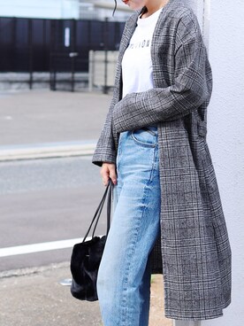 「reca（レカ）のアイテム（その他アウター）」を使った、recastaffさん（レディース・167cm）の秋コーディネート
