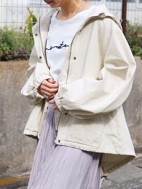 「reca（レカ）のアイテム（ブルゾン）」を使った、recastaffさん（レディース・167cm）の冬コーディネート