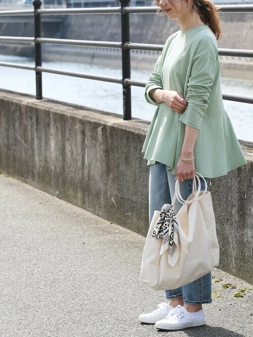 recarecastaff�����T�V���c/�J�b�g�\�[�u�E�G�X�g�ؑւ� �t���A�J�b�g�\�[�ireca�b���J�j�v���g�����R�[�f�B�l�[�g