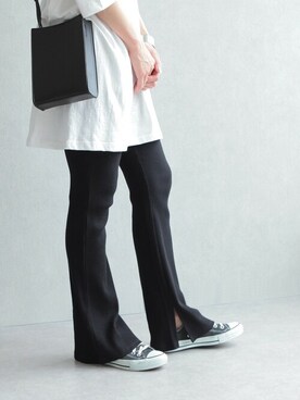「reca（レカ）のアイテム（レッグウェア）」を使った、recastaffさん（レディース・165cm）の春コーディネート