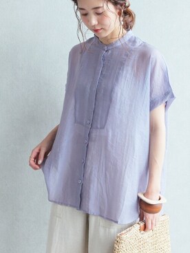 「reca（レカ）のアイテム（バッグ）」を使った、recastaffさん（レディース・165cm）の夏コーディネート