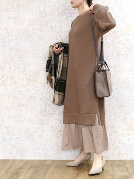 recastaffさん（レディース・156cm）の冬コーディネート