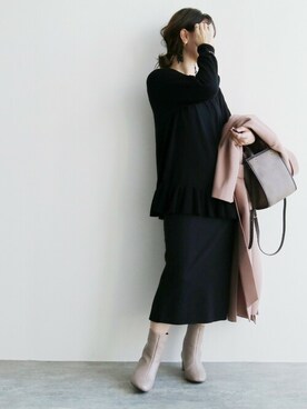 recastaffさん（レディース・156cm）の冬コーディネート