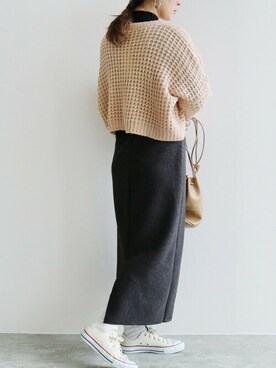 recastaffさん（レディース・156cm）の冬コーディネート