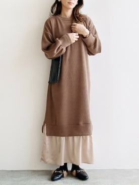 recastaffさん（レディース・156cm）の冬コーディネート