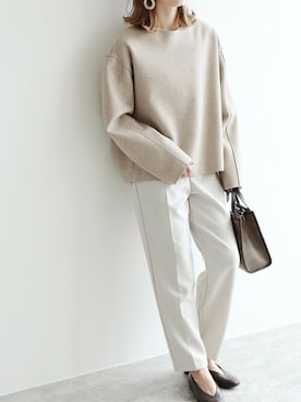 「reca（レカ）のアイテム（その他トップス）」を使った、recastaffさん（レディース・165cm）の冬コーディネート