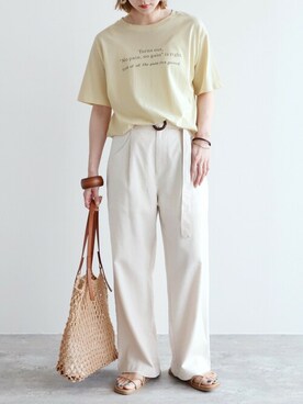 recastaffさん(レディース・165cm)の春コーディネート