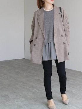 recastaffさん（レディース・156cm）の秋コーディネート