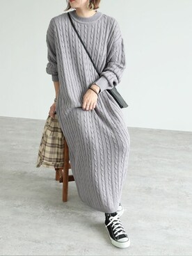 recastaffさん（レディース・165cm）の冬コーディネート