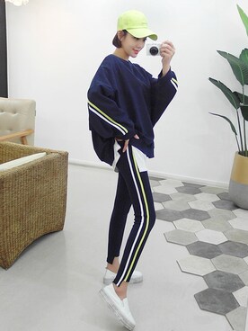 「日常」｜「アイテム（スリッポン）」を使った、gaensoさん（レディース・165cm）の春コーディネート
