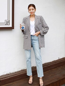 「日常」｜「アイテム（アクセサリー）」を使った、gaensoさん（レディース・165cm）の春コーディネート