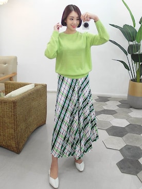 「日常」｜「アイテム（サンダル）」を使った、gaensoさん（レディース・165cm）の春コーディネート