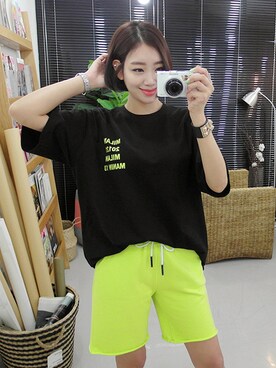 「トレーニング」｜「アイテム（アクセサリー）」を使った、gaensoさん（レディース・165cm）の春コーディネート