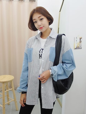 「レタリング」｜gaensoさん（レディース・165cm）の秋コーディネート