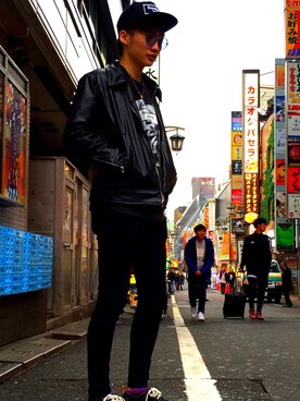 「強風」｜SEーYAさん（メンズ・172cm）の冬コーディネート