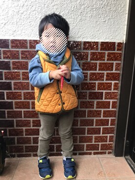 「LAGOM（LAGOM）のアイテム（ジャケット/アウター）」を使った、storzさん（キッズ・100cm）の秋コーディネート