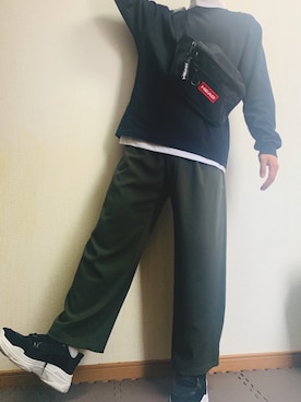 「HEAD（ヘッド）のアイテム」を使った、senさん（メンズ・170cm）の春コーディネート
