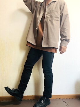 「ROOT THREE（ルートスリー）のアイテム」を使った、senさん（メンズ・170cm）の春コーディネート