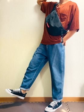 「HEAD（ヘッド）のアイテム」を使った、senさん（メンズ・170cm）の夏コーディネート