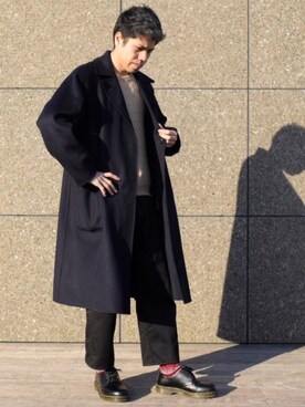 「JOURNAL STANDARD relume（ジャーナルスタンダード　レリューム）のアイテム（その他アウター）」を使った、よしおさん（メンズ・170cm）の冬コーディネート
